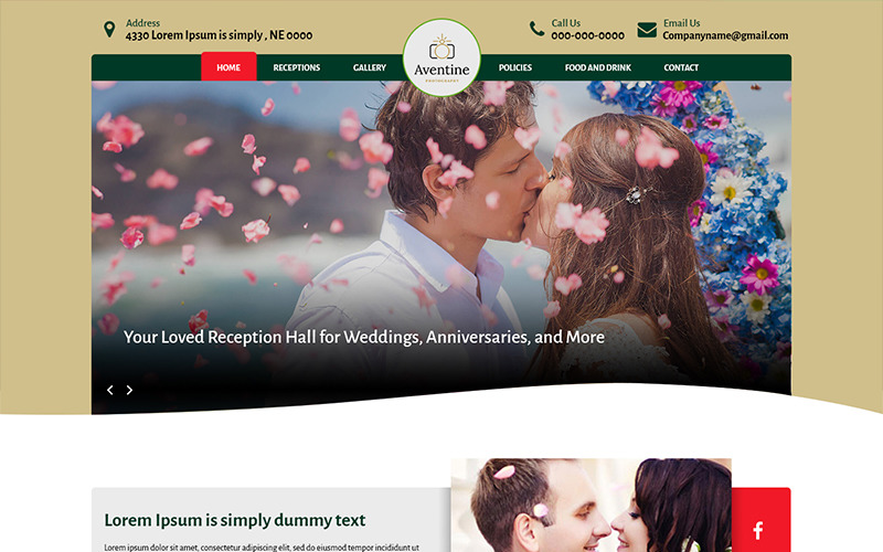 Download PSD шаблон "Aventine Photography - Photography PSD Template" / Aventine Photography - Photography PSD Template - PSD шаблон на тему фотограф photography photos images psd theme template photoshop