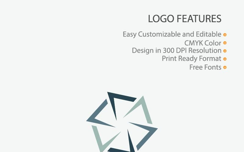 Download Шаблон логотипа "Blue Color Geometric Logo Template" / Blue Color Geometric Logo Template - Шаблон логотипа на тему графика logo design abstract business vector blue modern icon template geometric element illustration shape symbol technology concept graphic company corporate color