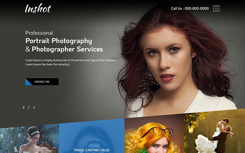 Inshot - Шаблон фотографії PSD