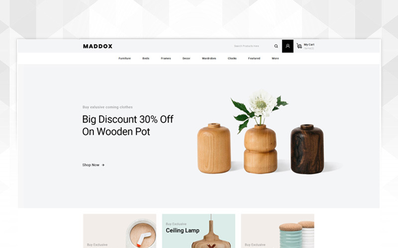 Maddox - Furniture Store OpenCart Template