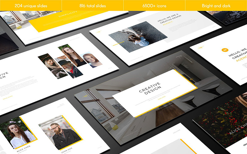 Minen Mehrzweck-PowerPoint-Vorlage