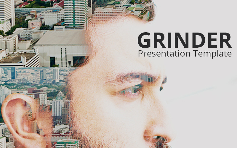 Modelo de Grinder PowerPoint