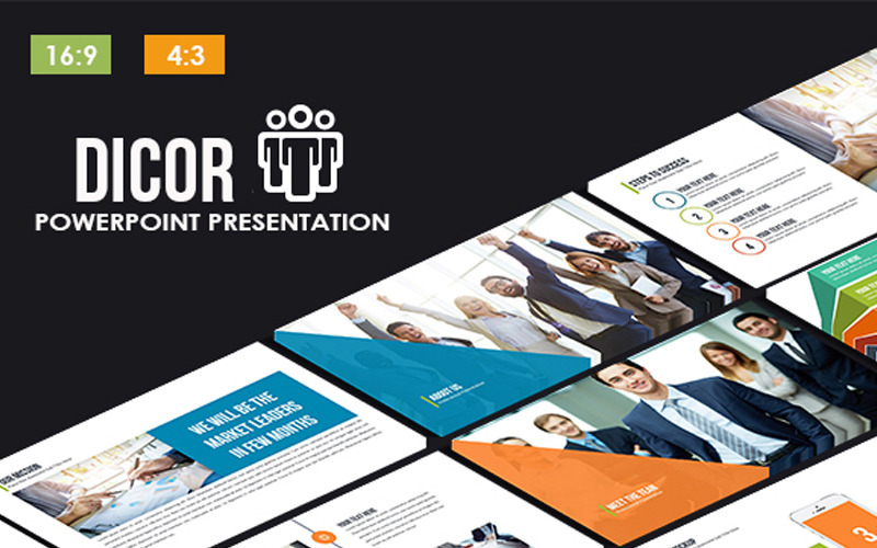 Шаблон Dicor PowerPoint