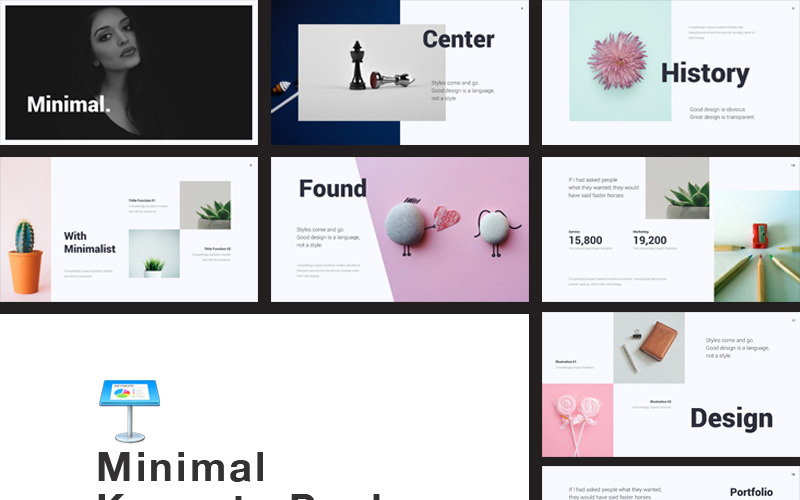 Creative I Minimal - основний шаблон