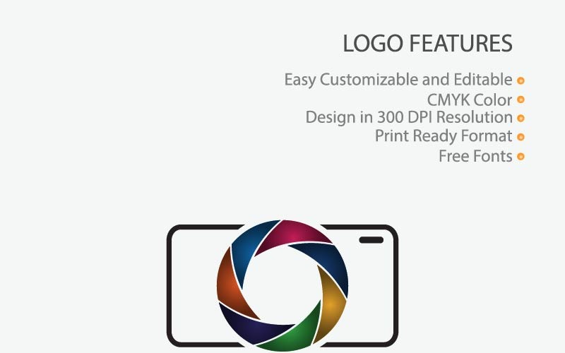 Download Шаблон логотипа "Creative Photography Logo Template" / Creative Photography Logo Template - Шаблон логотипа на тему графика logo photography camera vector photo studio design modern icon illustration photographer technology focus shutter symbol graphic creative digital lens simple