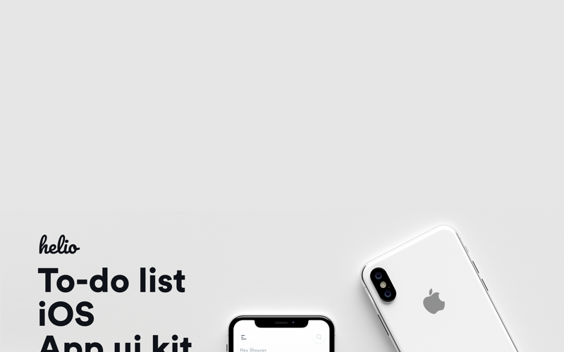 Kit de interfaz de usuario de iOS de lista de tareas pendientes de Helio
