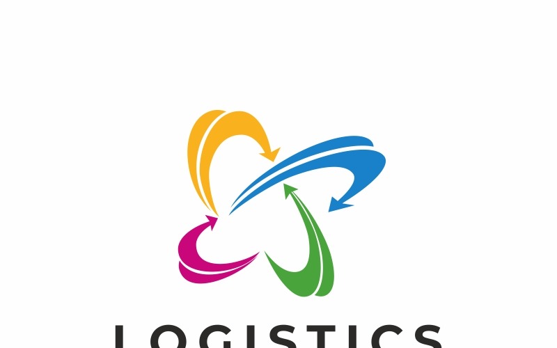 Download Шаблон логотипа "Logistics Logo Template" / Logistics Logo Template - Шаблон логотипа на тему графика agency arrow logo arrows brand branding business corporate could design file infinit infinity it logotype management market marting mockup multimedia
