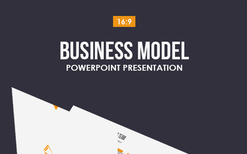 Modèle PowerPoint de modèle commercial