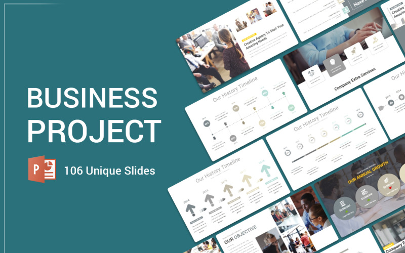 Modello PowerPoint di progetto aziendale