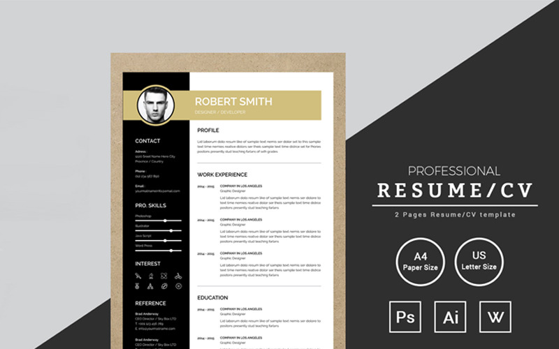 Szablon CV Roberta Smitha