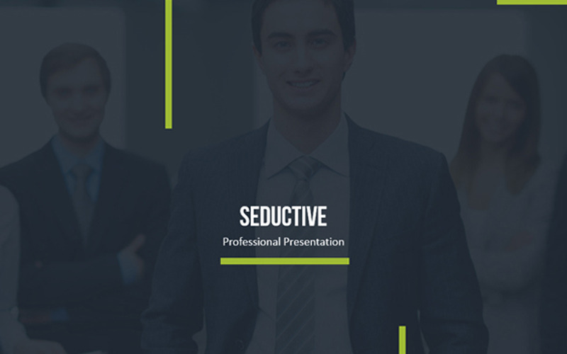 Verleidelijke PowerPoint-presentatie PowerPoint-sjabloon