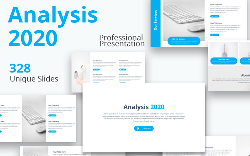 Analyse 2020 PowerPoint-sjabloon