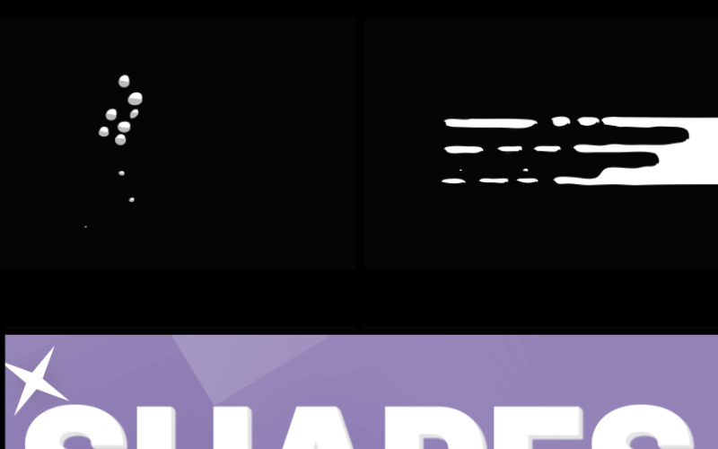 Intro de formes abstraites drôles After Effects