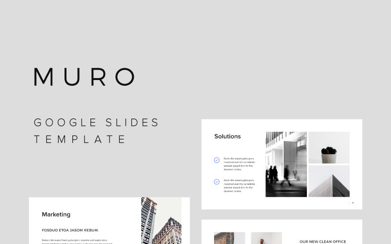 MURO + 10 стокових фотографій Google Slides