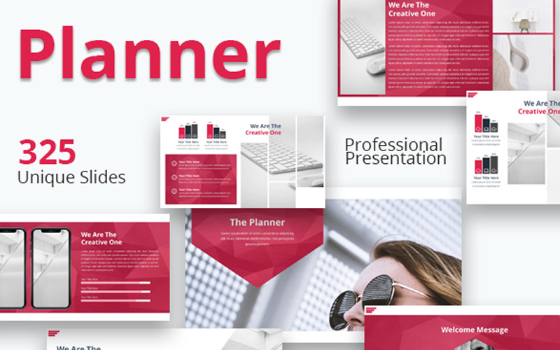 O modelo do Planner PowerPoint