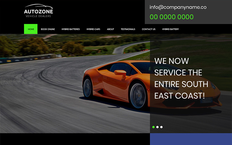 Download PSD шаблон "Autozone - Car Dealers PSD Template" / Autozone - Car Dealers PSD Template - PSD шаблон на тему автодилер car dealer theme template psd photoshop