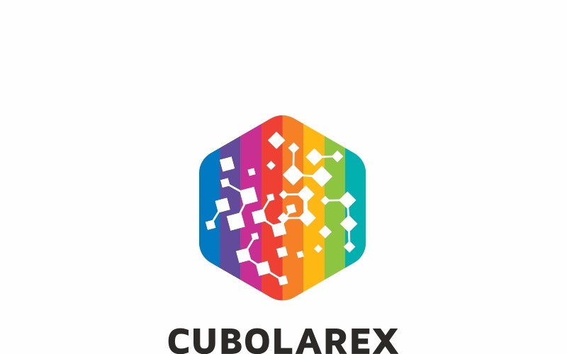 Download Шаблон логотипа "Cubolarex Logo Template" / Cubolarex Logo Template - Шаблон логотипа на тему графика 3d agency android app colorful logo corporate cube d developer digital digital internet letter media modern photography pixel print ready