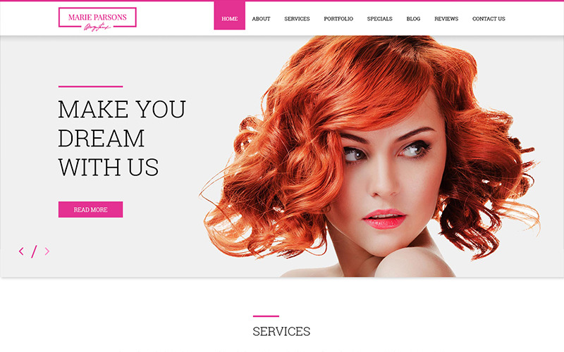 Marie Parsons - Makeup Saloon PSD-mall