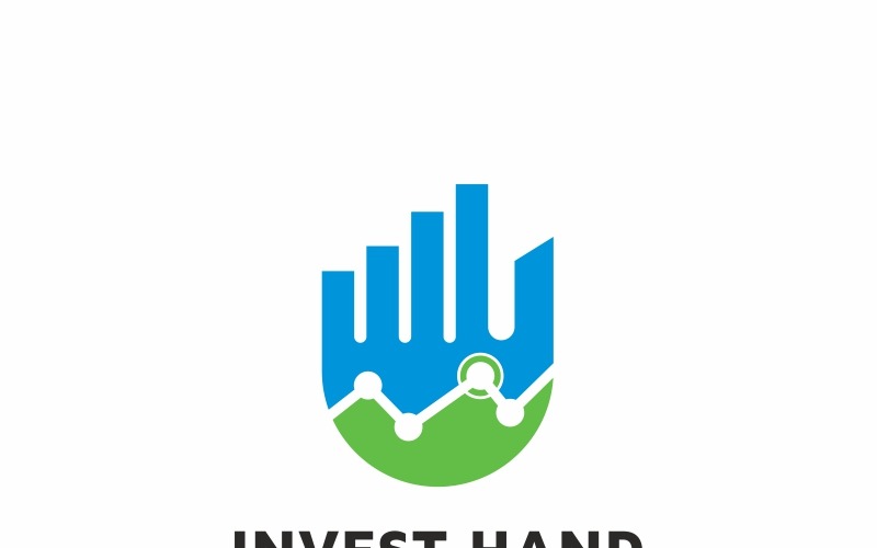 Plantilla de logotipo de inversión