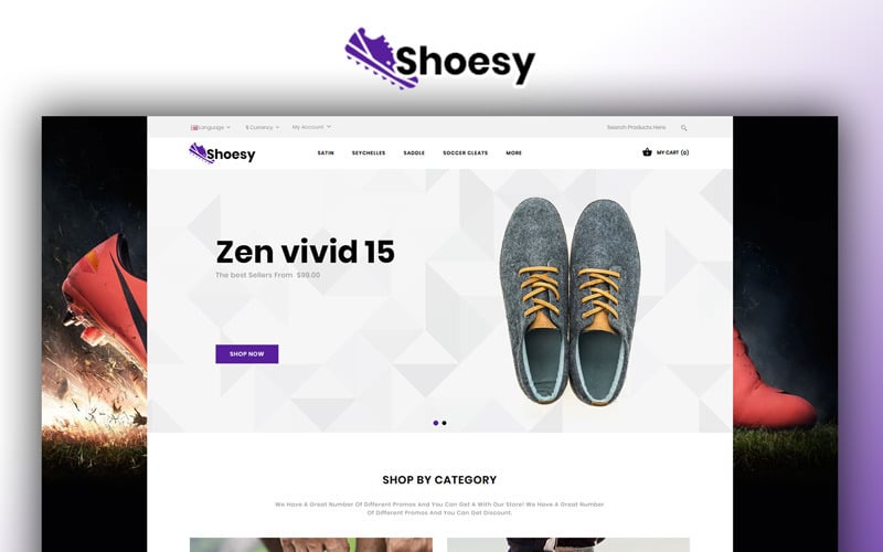 Shoesy - Plantilla OpenCart de Tienda de Zapatos