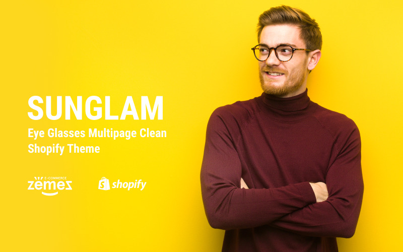 очки для глаз многостраничная чистая тема shopify