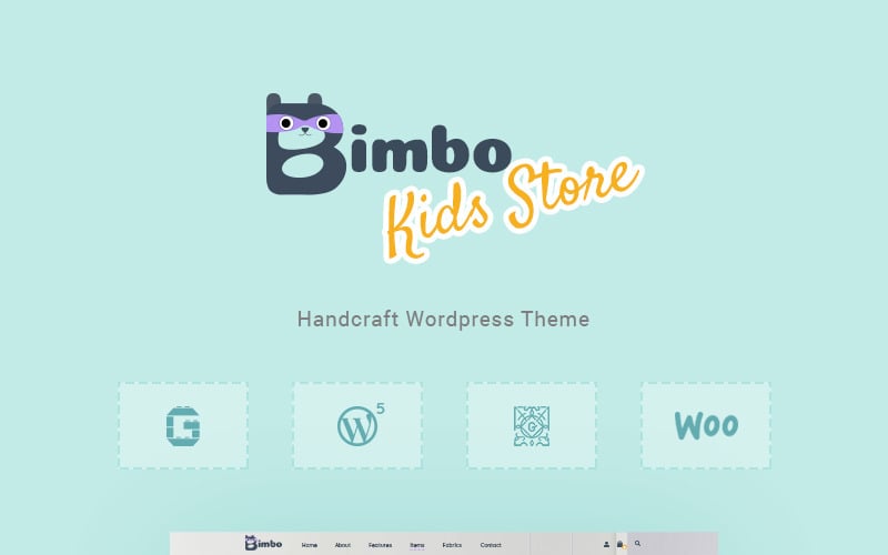 Craft and Handmade WooCommerce Theme - Bimbo