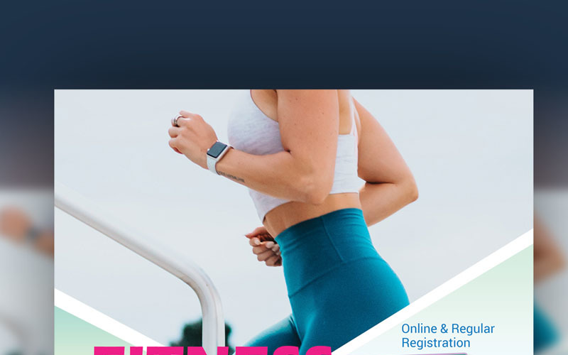 Download Фирменный стиль "Fitness Flyer Template - Corporate Identity Template" / Fitness Flyer Template - Corporate Identity Template - Фирменный стиль на тему графика flyer corporate creative flyer travel business card card liflet computer internet stationery id kit blue hi-quality official symple green finess