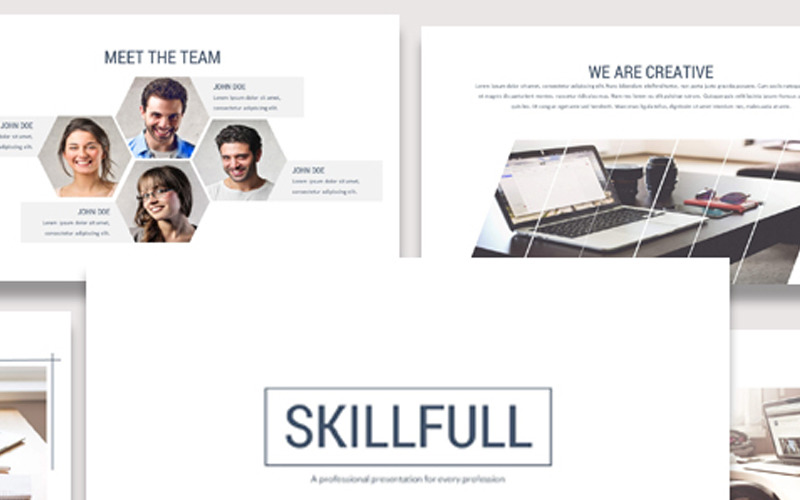 Geschickte Powerpoint-Powerpoint-Vorlage