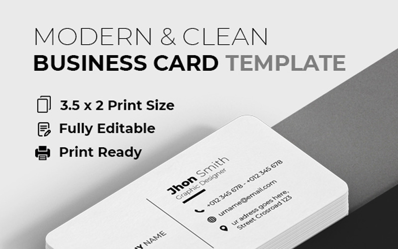 Download Фирменный стиль "Minimal Clean Business - Corporate Identity Template" / Minimal Clean Business - Corporate Identity Template - Фирменный стиль на тему графика 
