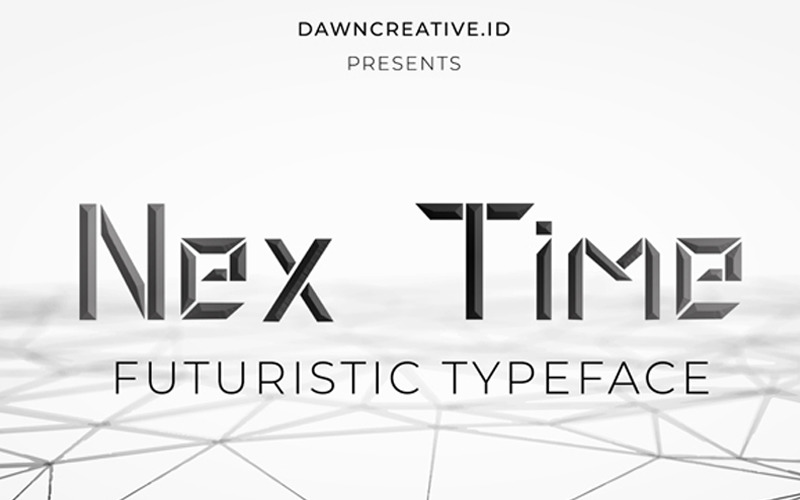 Download Шрифт "Nex Time Font" / Nex Time Font - Шрифт на тему графика 