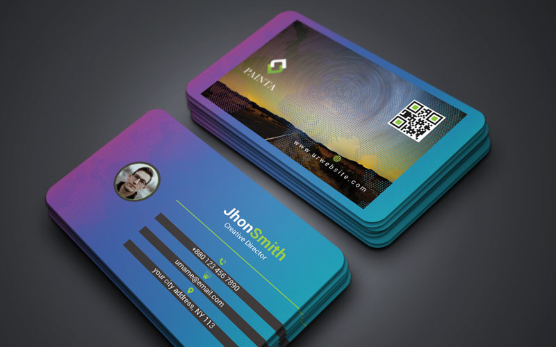 Download Фирменный стиль "Painta- Creative Business Card - Corporate Identity Template" / Painta- Creative Business Card - Corporate Identity Template - Фирменный стиль на тему графика creative business card corporate card liflet computer internet stationery id kit blue hi-quality official symple green logo professional modern art