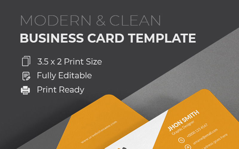 Stylish Business Card - Corporate Identity Template