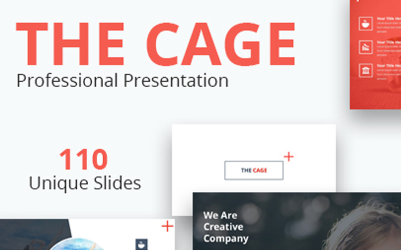 The Cage - modelo multifuncional do PowerPoint