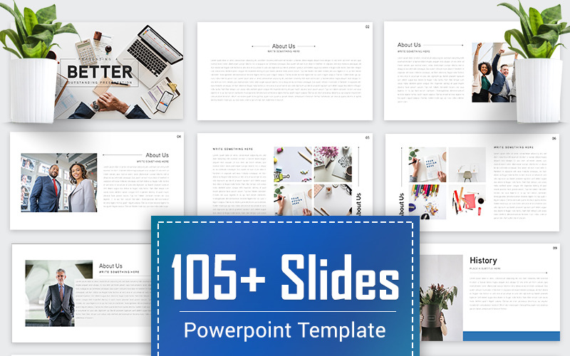 Meglio - Modello di PowerPoint aziendale