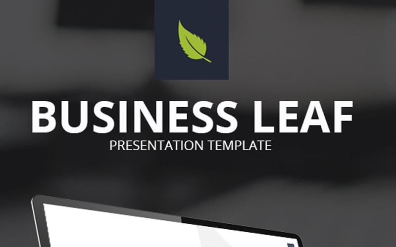 Шаблон PowerPoint Business Leaf