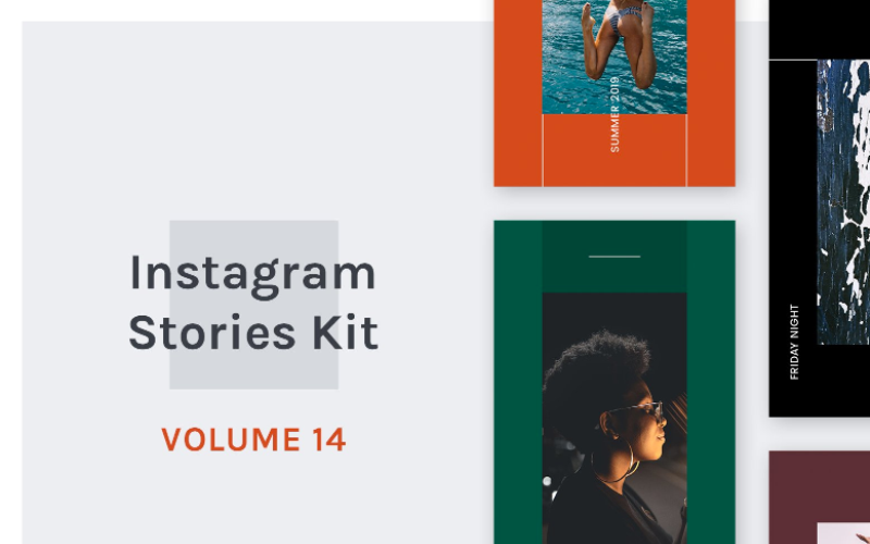 Download Шаблон для соцсетей "Instagram Stories Kit (Vol.14) Social Media Template" / Instagram Stories Kit (Vol.14) Social Media Template - Шаблон для соцсетей на тему графика social blog post insta stories instagram story modern simple minimal promo trendy fashion store shop magazine