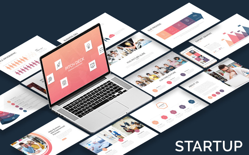 Pitch Deck - Szablon biznesowy PowerPoint