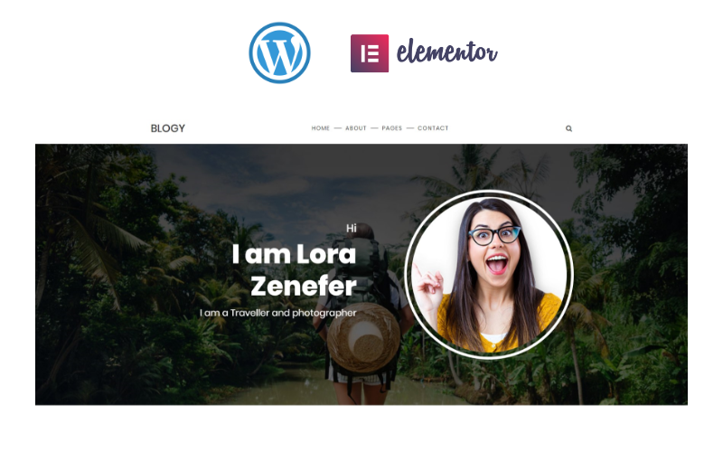 Blogy - Persoonlijk blog Responsive WordPress Elementor Theme