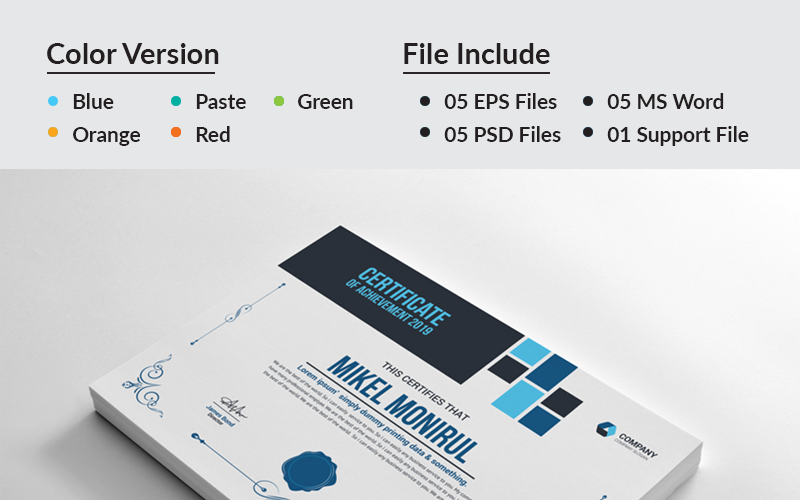 Download Шаблон сертификата "Telecom Company Certificate Template" / Telecom Company Certificate Template - Шаблон сертификата на тему графика achievement award background border certificate coupon diploma engraved engraving frame guilloche multipurpose pantone professional protected rosette secure security paper two