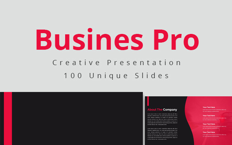 Modelo Business Pro PowerPoint