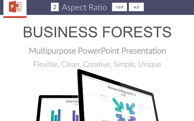 商业森林PowerPoint模板