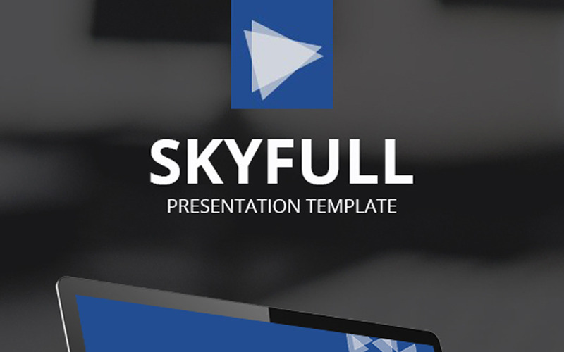 Skyfull PowerPoint-sjabloon