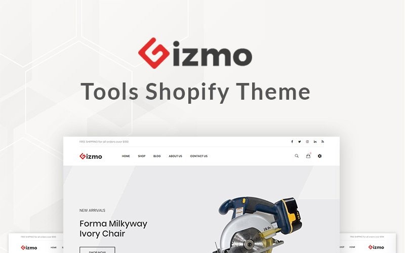 Гизмо - Инструменты Shopify Тема