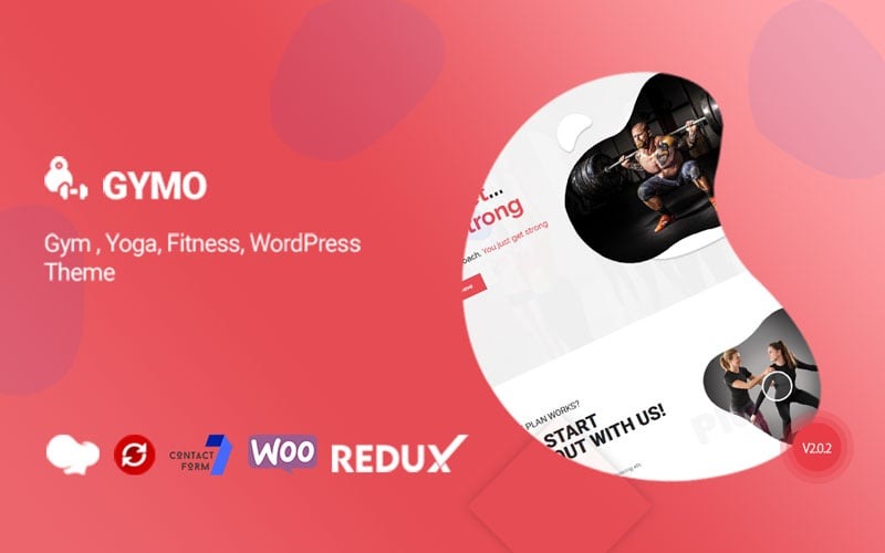 Gymo Gym Многоцелевая тема WordPress