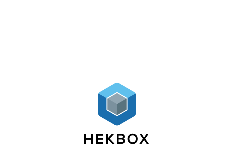 Download Шаблон логотипа "Hekbox Logo Template" / Hekbox Logo Template - Шаблон логотипа на тему графика 