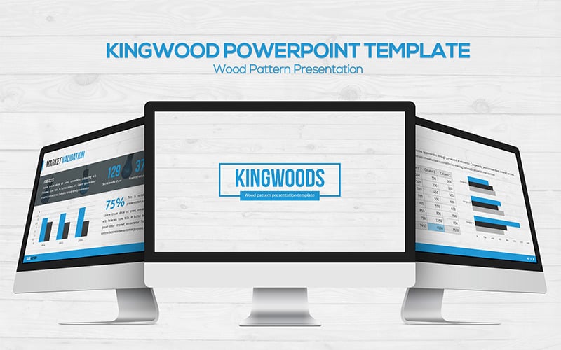 Kingwood Sjablonen PowerPoint presentatie