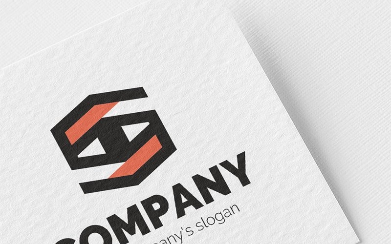 Download Шаблон логотипа "S + eye Logo Template" / S + eye Logo Template - Шаблон логотипа на тему графика logo,sign,two,colors,emblem,hexagon,static,protection,view,video,surveillance,tracking,building,office,s,security