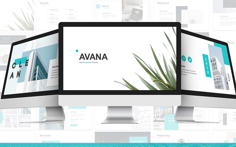Avana - Arkitektur PowerPoint-mall