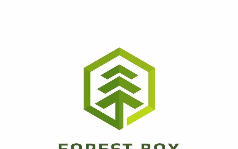 Download Шаблон логотипа "Forest Logo Template" / Forest Logo Template - Шаблон логотипа на тему графика agency app brand branding business company corporate creative design ecology forest green insurance logo logotype media natural nature tree trees