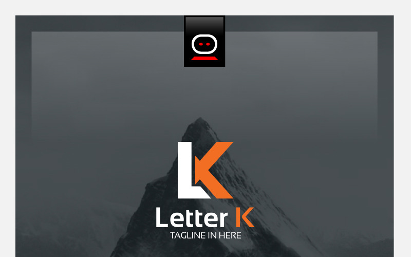 Letter K Logo sjabloon